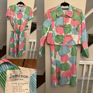 Vintage Dress Set Flourescent MOD Extravaganza